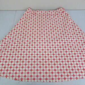 Bushwacker Womens Skirt 8 Pink Off White Cream